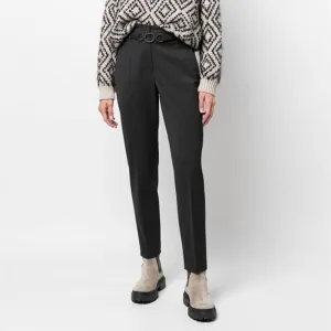 Chic High Waist Cashmere Pencil Pants with Pockets