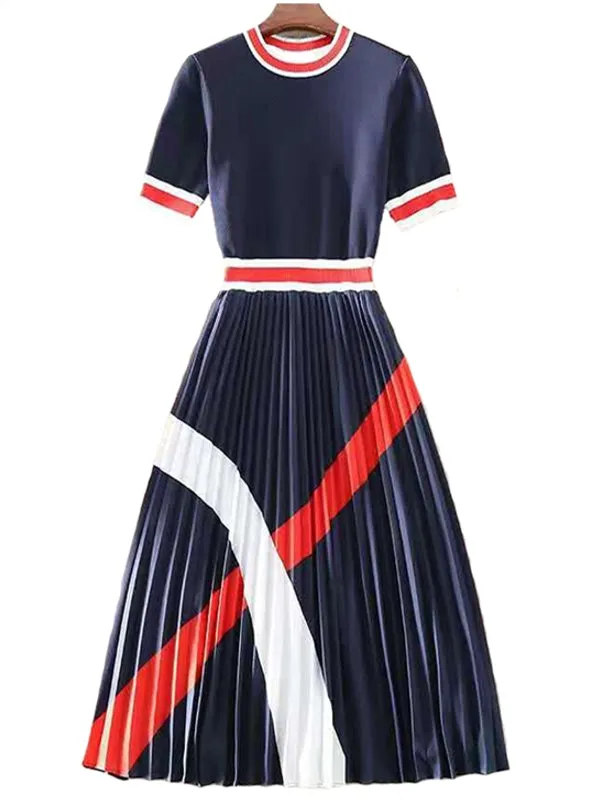 Chic Knitted Casual Business Dresses