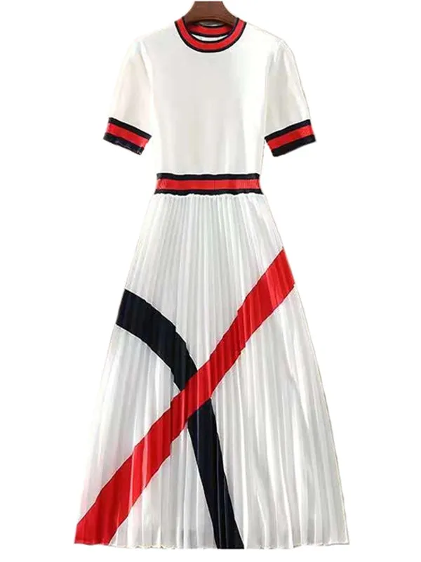 Chic Knitted Casual Business Dresses