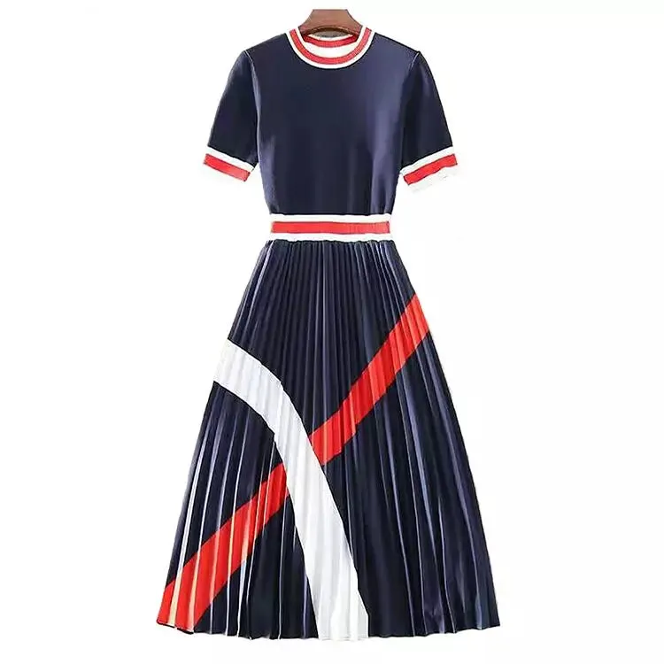 Chic Knitted Casual Business Dresses