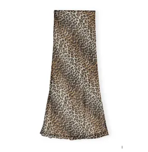 CHIFFON MAXI SKIRT | LEOPARD