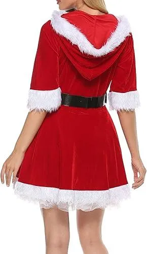 Christmas V-Neck Dress