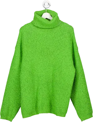 Christopher John Rogers Green Oversized Roll Neck Jumper UK S