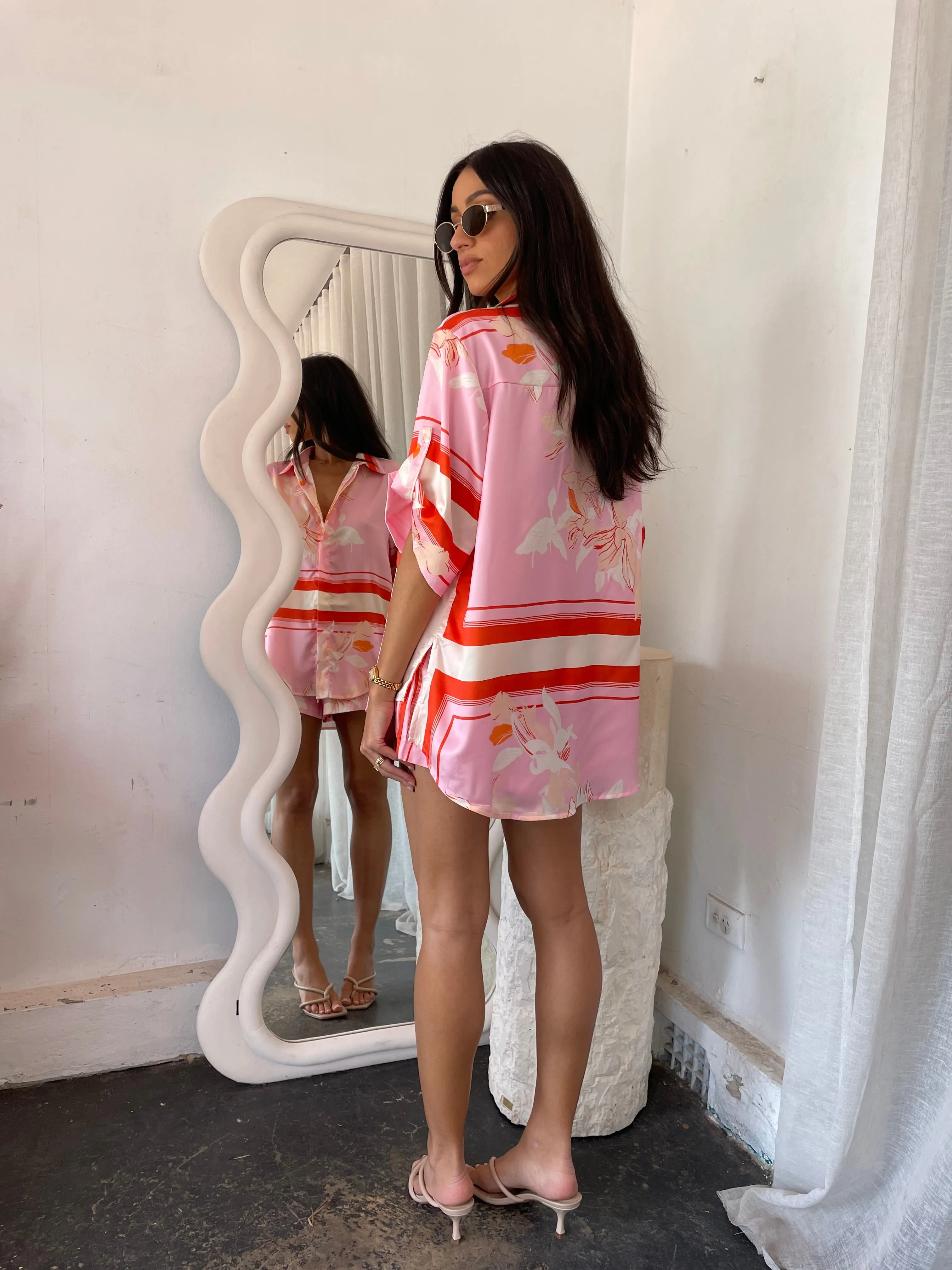 Clara Shirt - Pink Rose