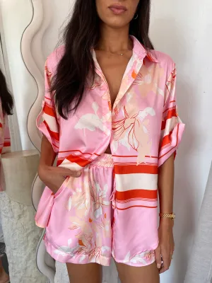 Clara Shirt - Pink Rose