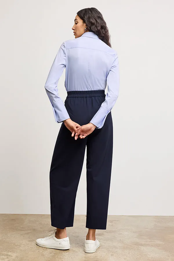 Clemens Flex Shirt - Knit Poplin :: Hydrangea