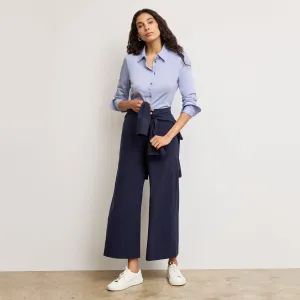 Clemens Flex Shirt - Knit Poplin :: Hydrangea