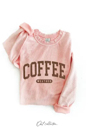 Coffee Weather Thermal Vintage Pullover: Urban Pink