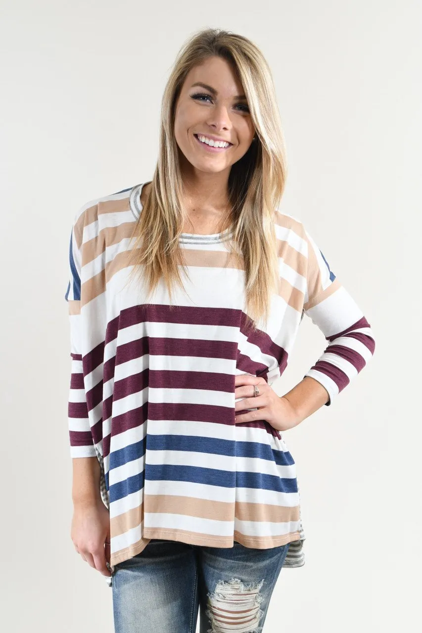 Color My World Striped Top