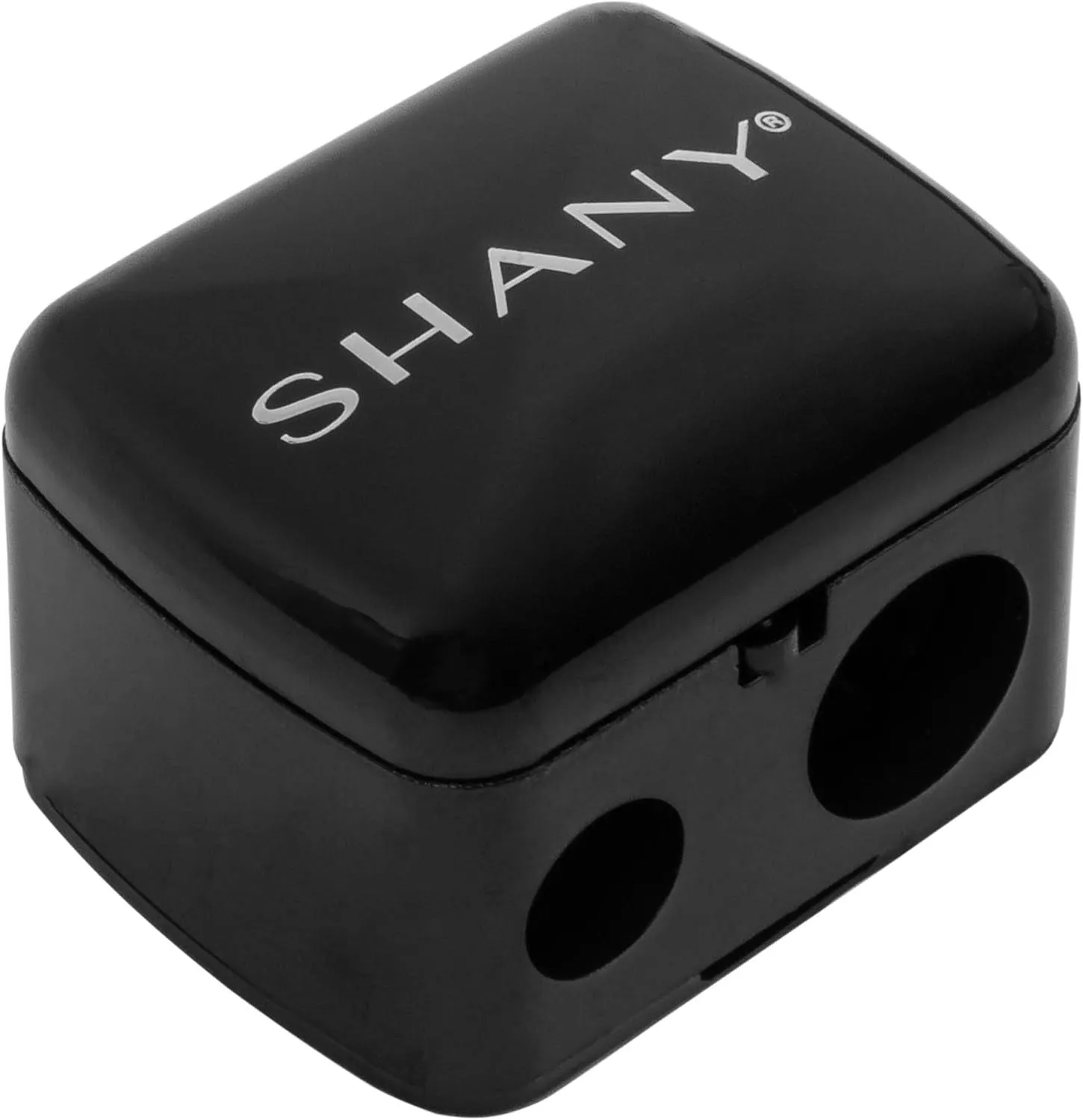Cosmetic Pencil Sharpener - Eyeliner and Lip Pencil Dual Sharpener with Removable Lid for Traditional and Jumbo Pencils