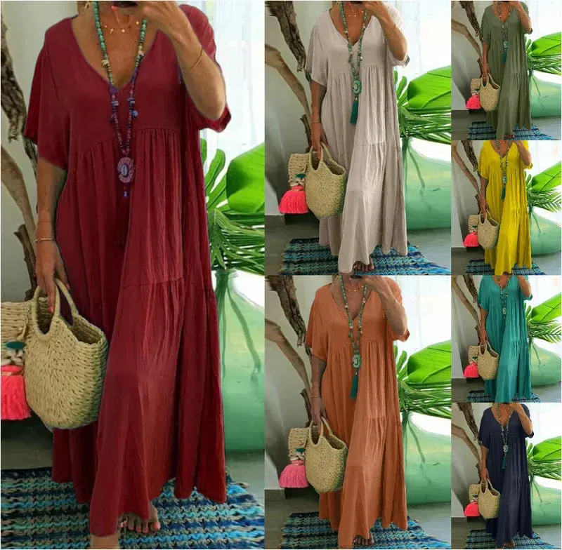 Cosmo - Ladies casual maxi dress