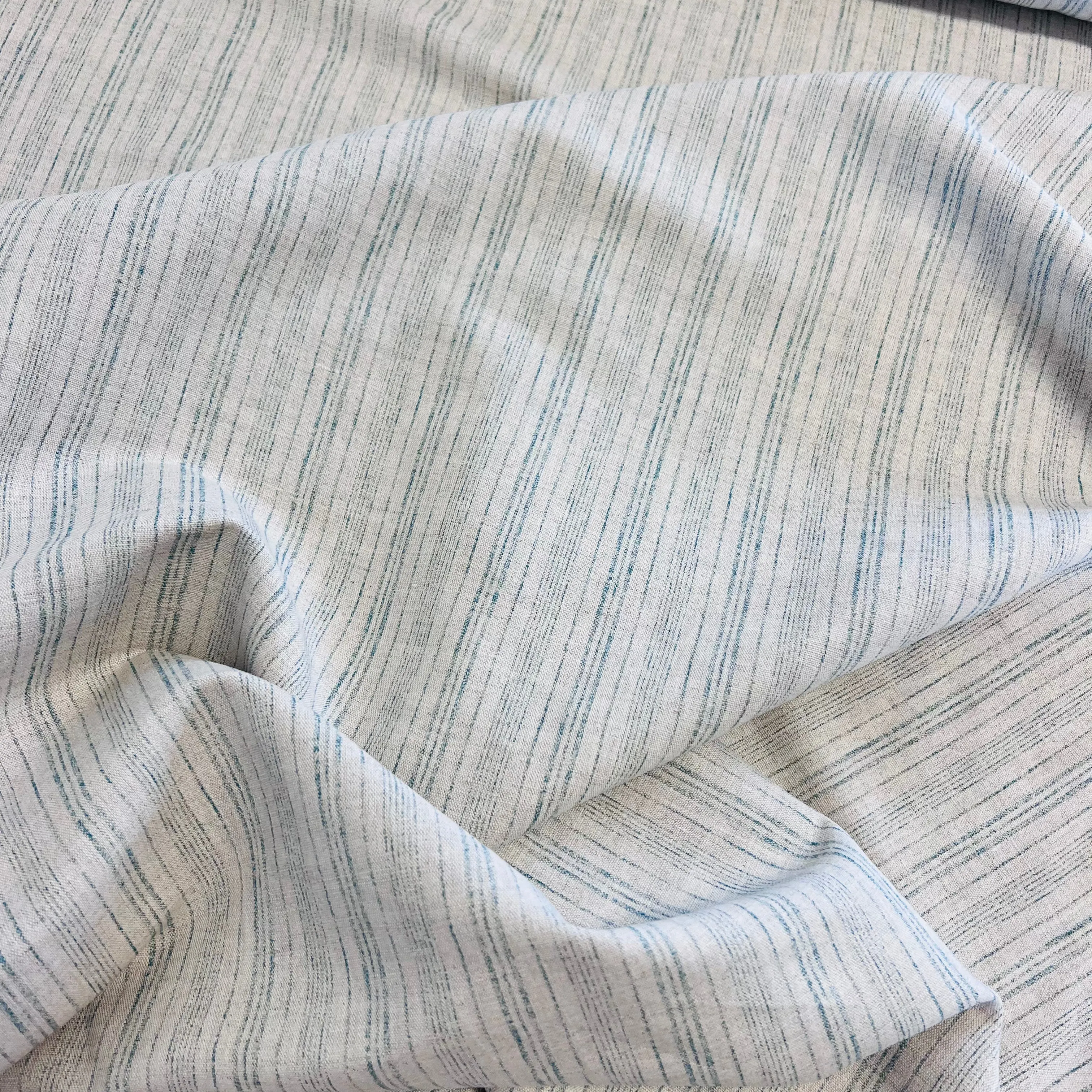 Country Linen | Stripe | Teal