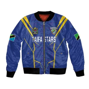 Custom Afro Tanzania Football Bomber Jacket Taifa Stars Go Champion LT18