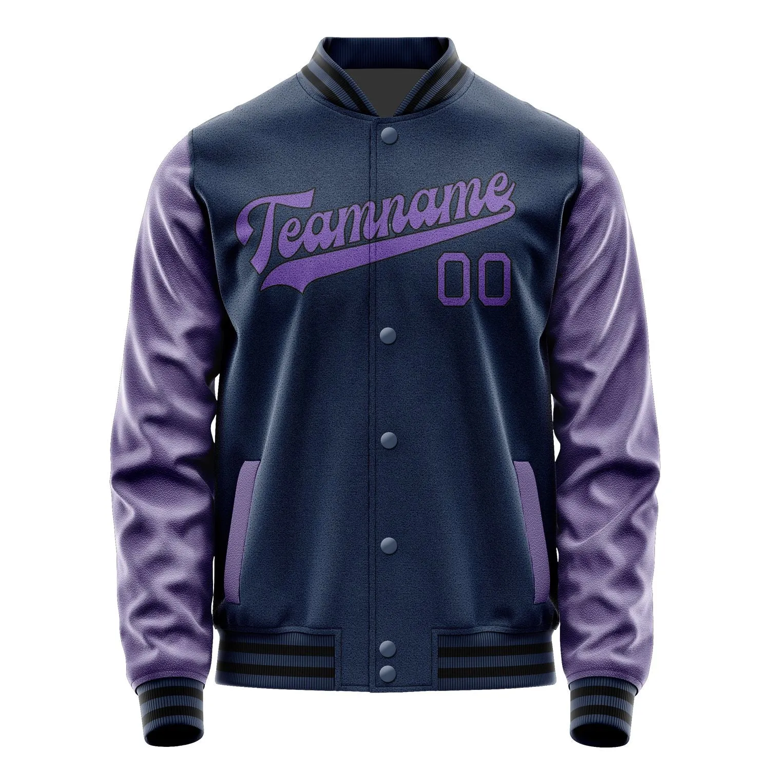 Custom Blue Light Purple Jacket