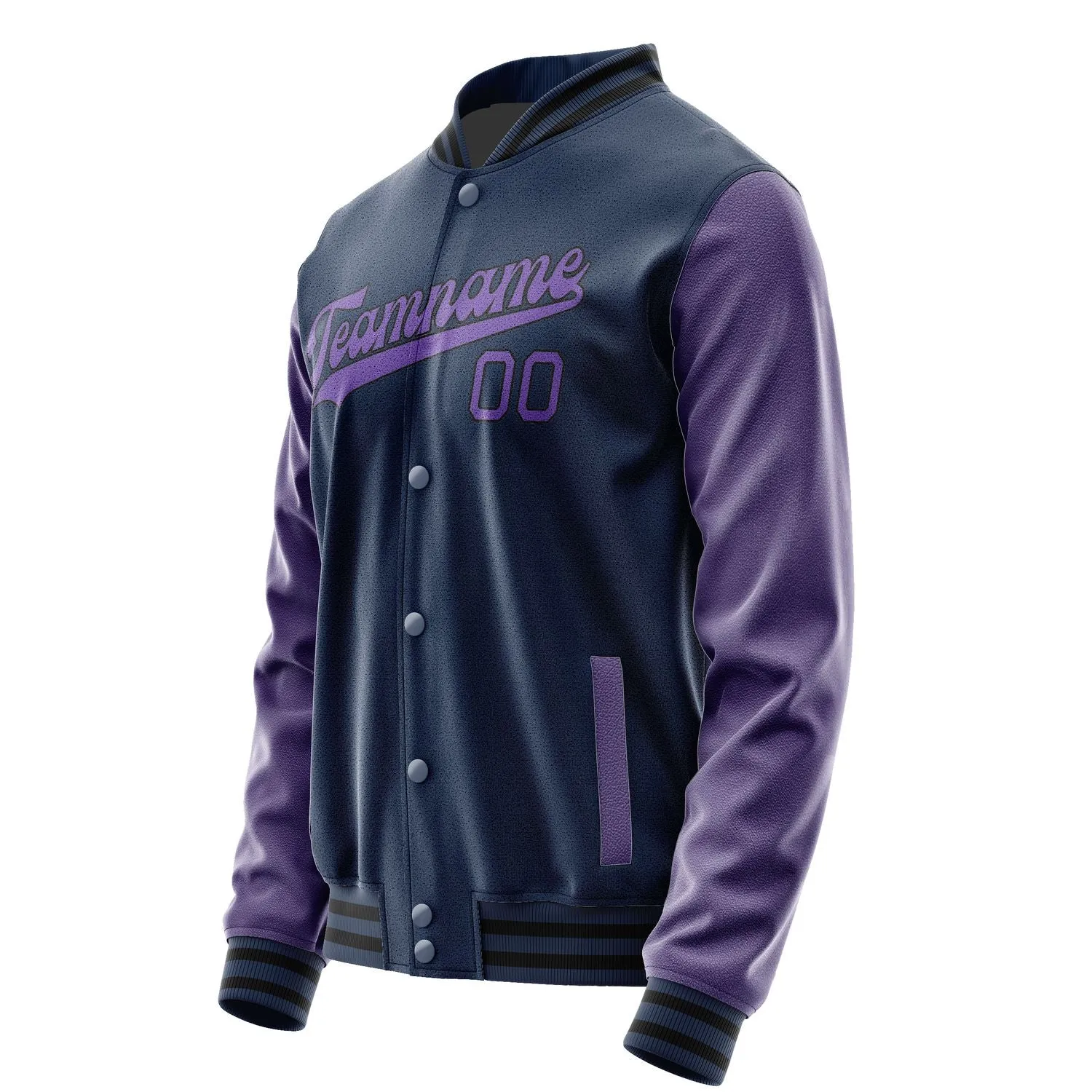 Custom Blue Light Purple Jacket