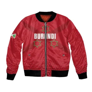 Custom Burundi Football Bomber Jacket Go Intamba Go LT15