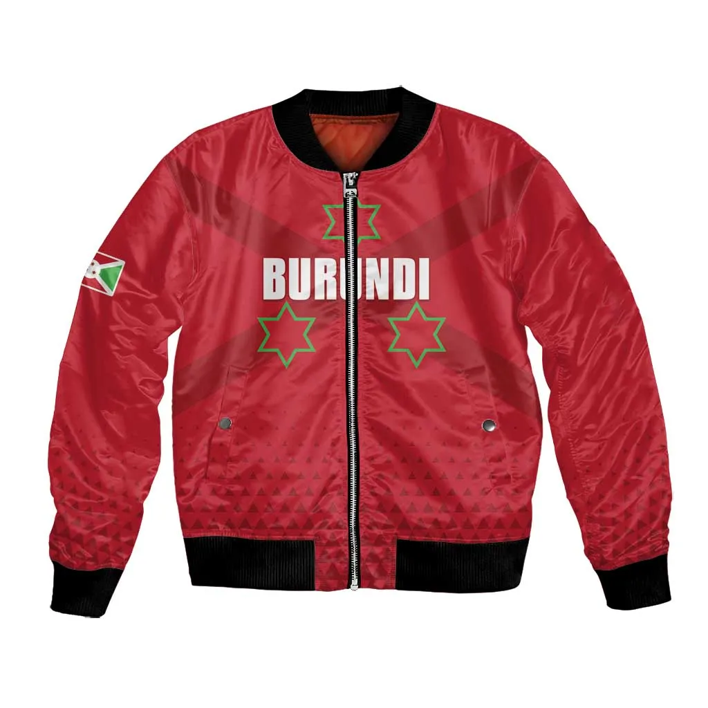 Custom Burundi Football Bomber Jacket Go Intamba Go LT15