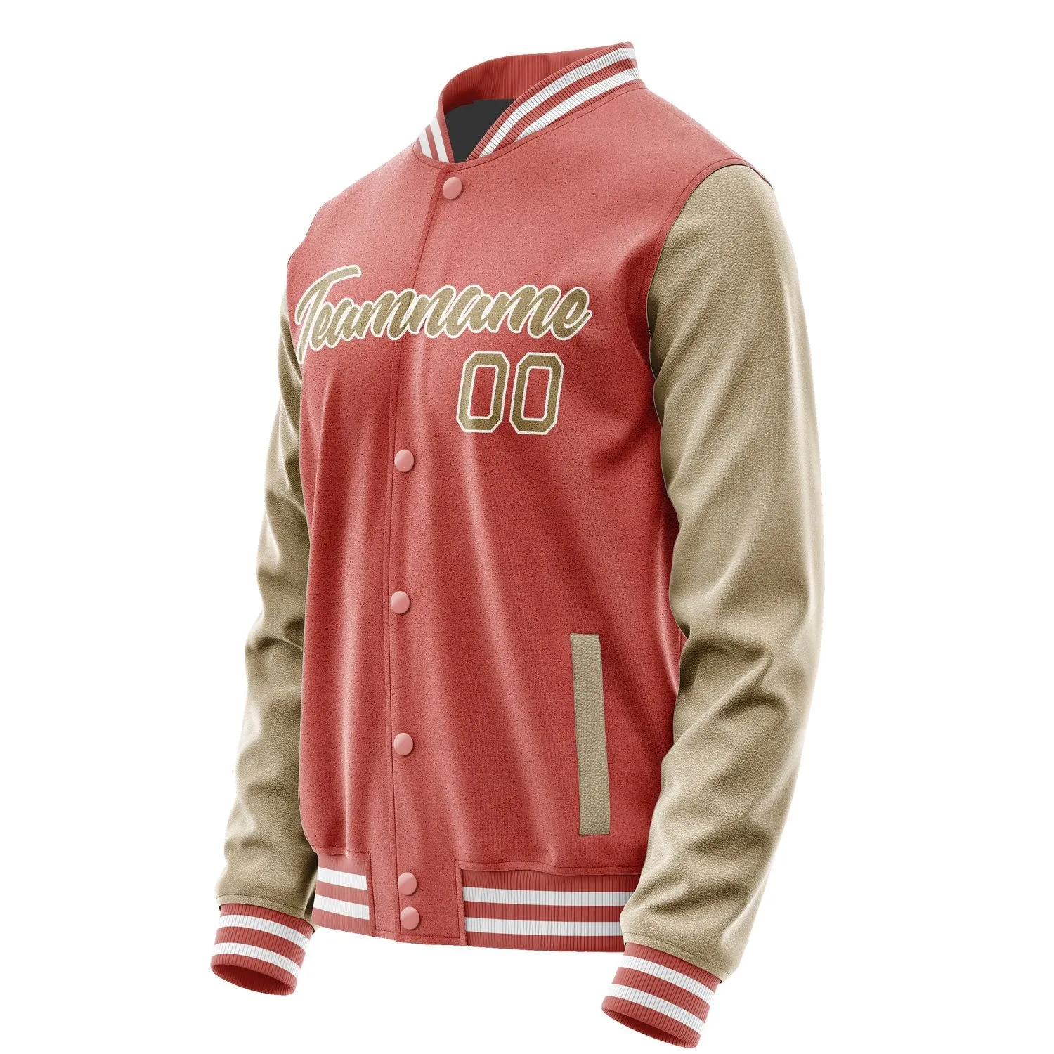 Custom Copper Rose Light Khaki Jacket
