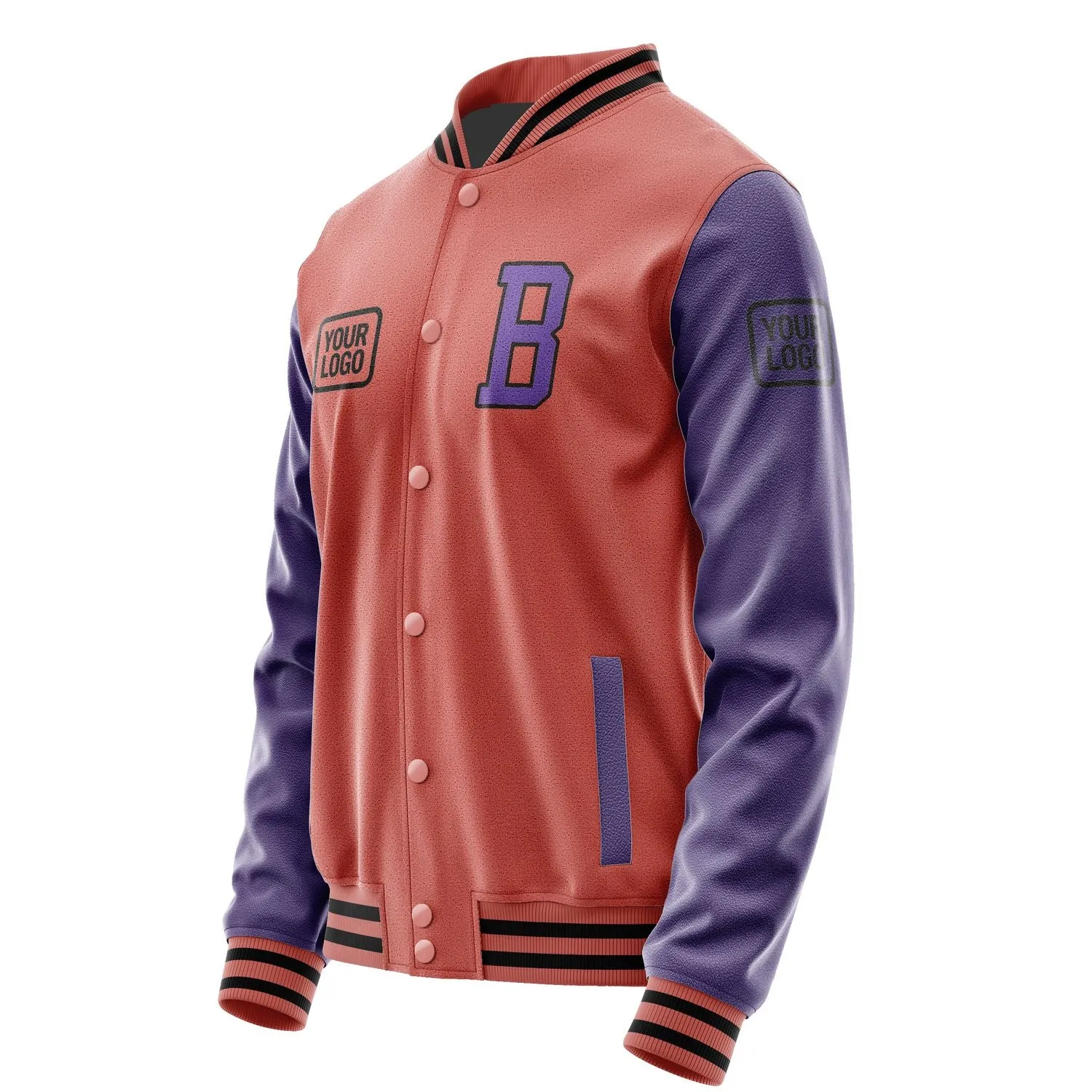 Custom Copper Rose Light Purple Jacket