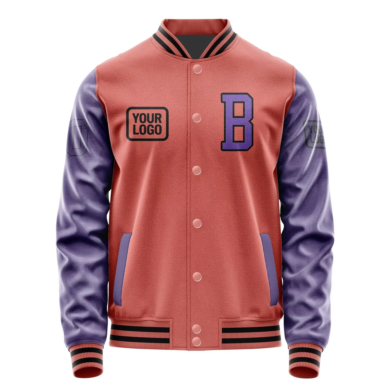 Custom Copper Rose Light Purple Jacket