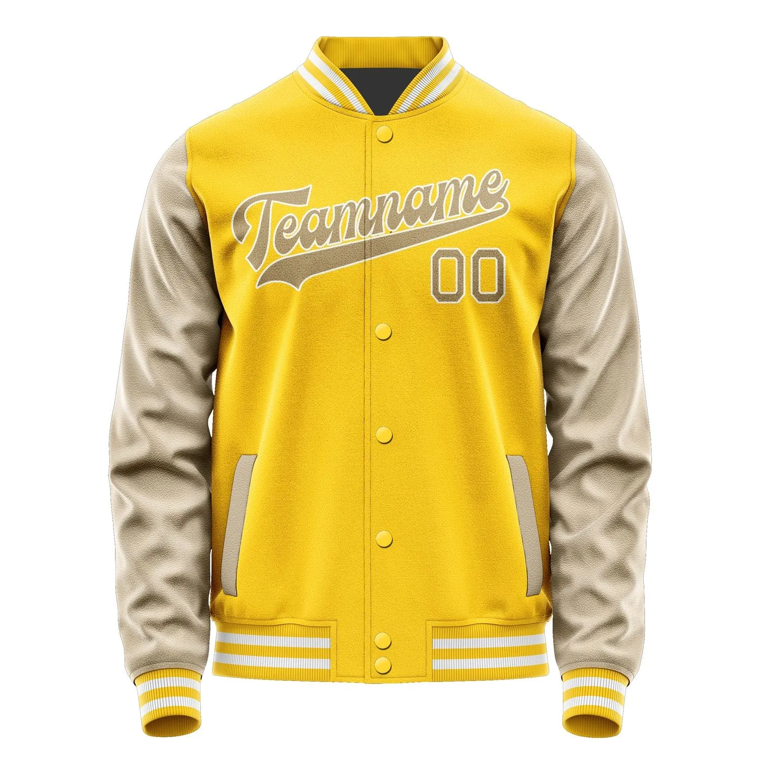 Custom Gold Light Khaki Jacket
