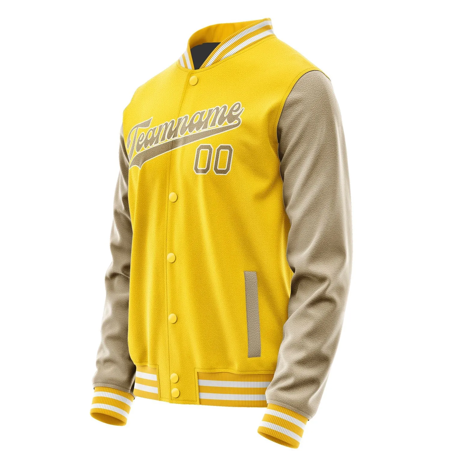 Custom Gold Light Khaki Jacket