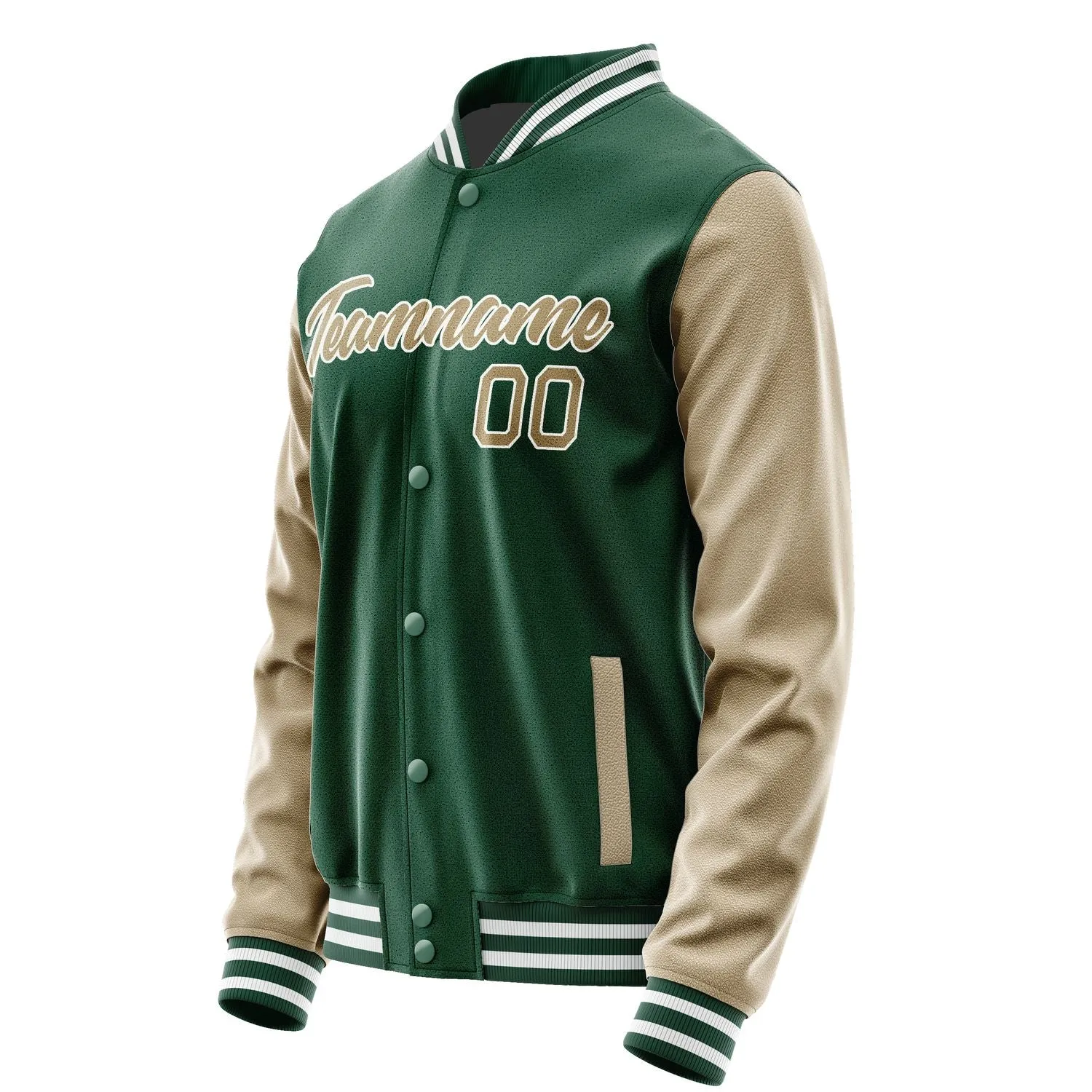 Custom Green Light Khaki Jacket