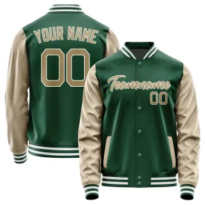 Custom Green Light Khaki Jacket