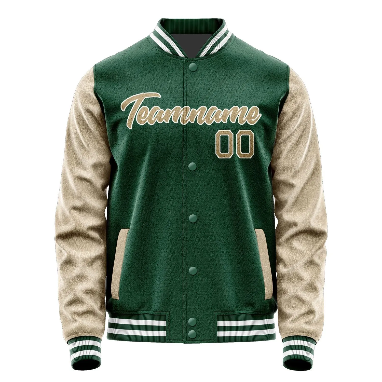 Custom Green Light Khaki Jacket