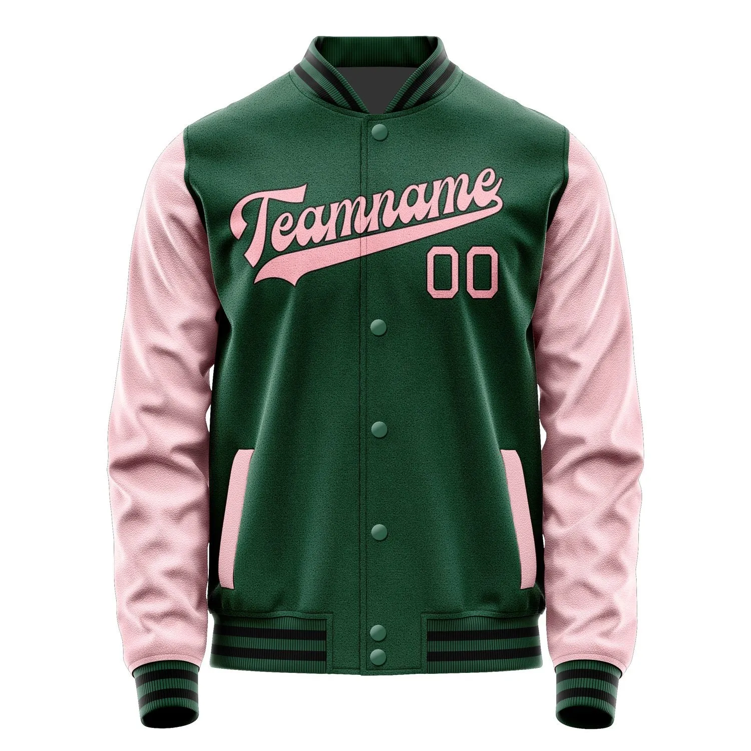 Custom Green Light Pink Jacket
