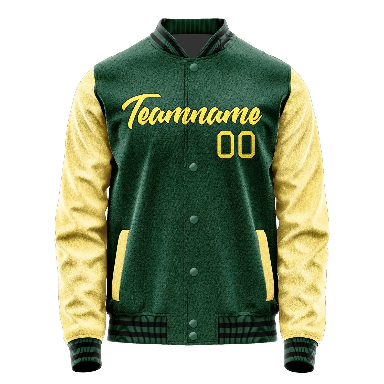 Custom Green Light Yellow Jacket