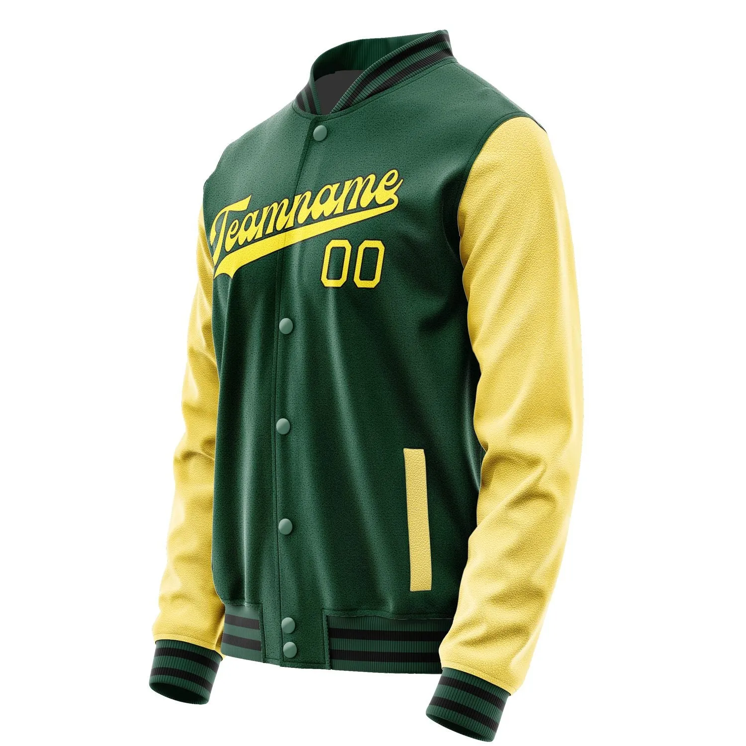 Custom Green Light Yellow Jacket