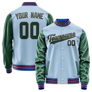 Custom Light Blue Green Jacket