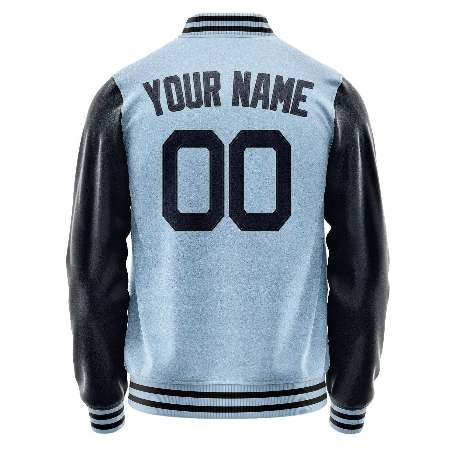 Custom Light Blue Navy Jacket