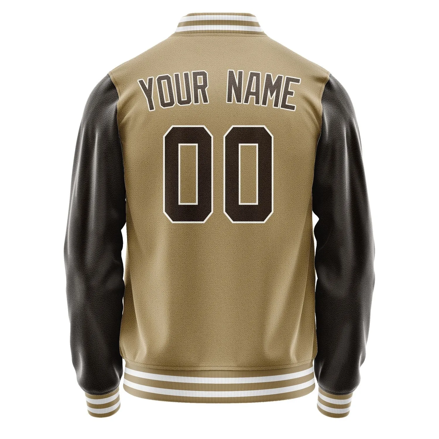 Custom Light Khaki Brown Jacket