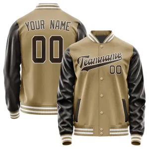 Custom Light Khaki Brown Jacket