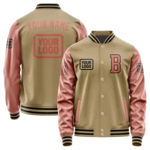 Custom Light Khaki Copper Rose Jacket