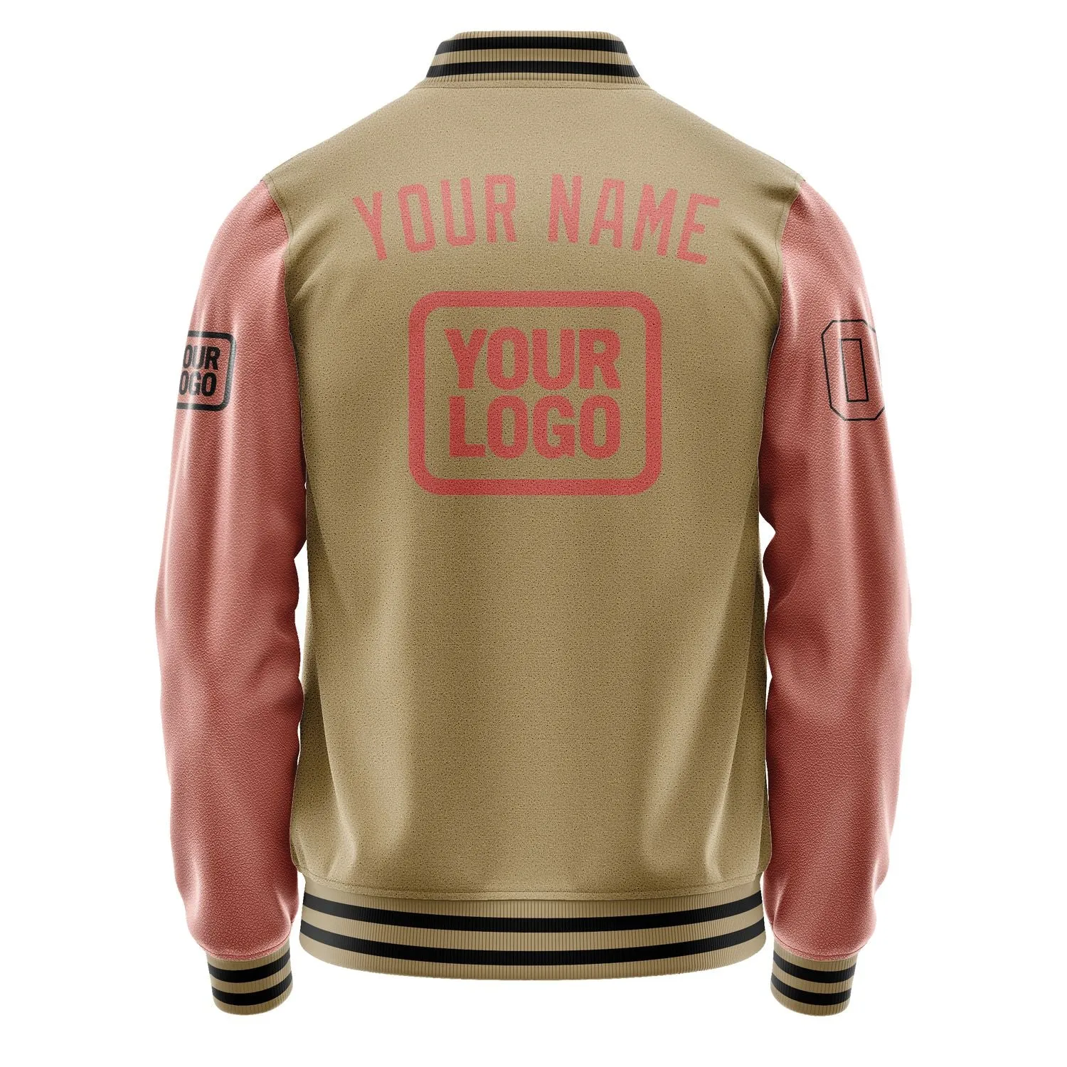 Custom Light Khaki Copper Rose Jacket