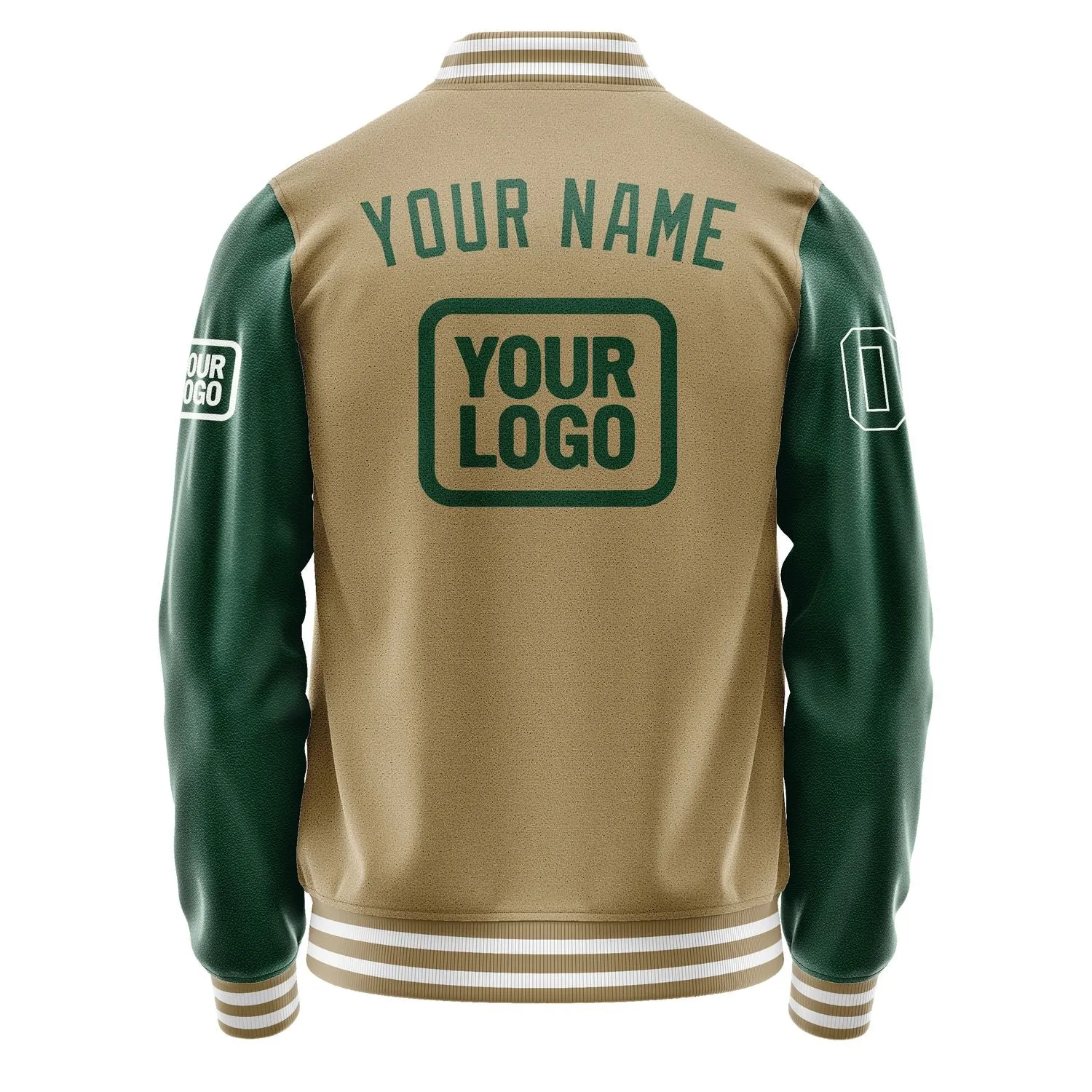 Custom Light Khaki Green Jacket