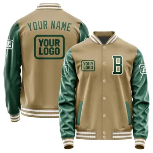 Custom Light Khaki Green Jacket