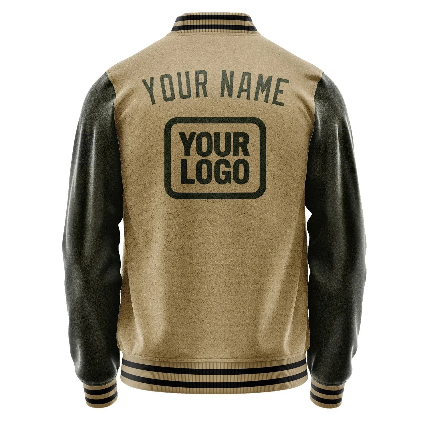 Custom Light Khaki Olive Jacket