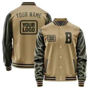 Custom Light Khaki Olive Jacket
