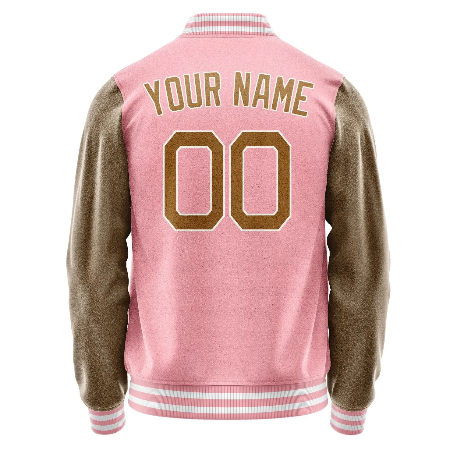 Custom Light Pink Khaki Jacket
