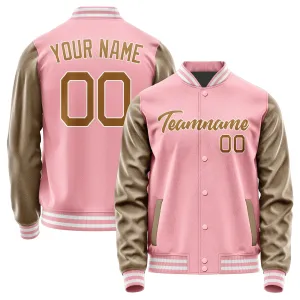 Custom Light Pink Khaki Jacket