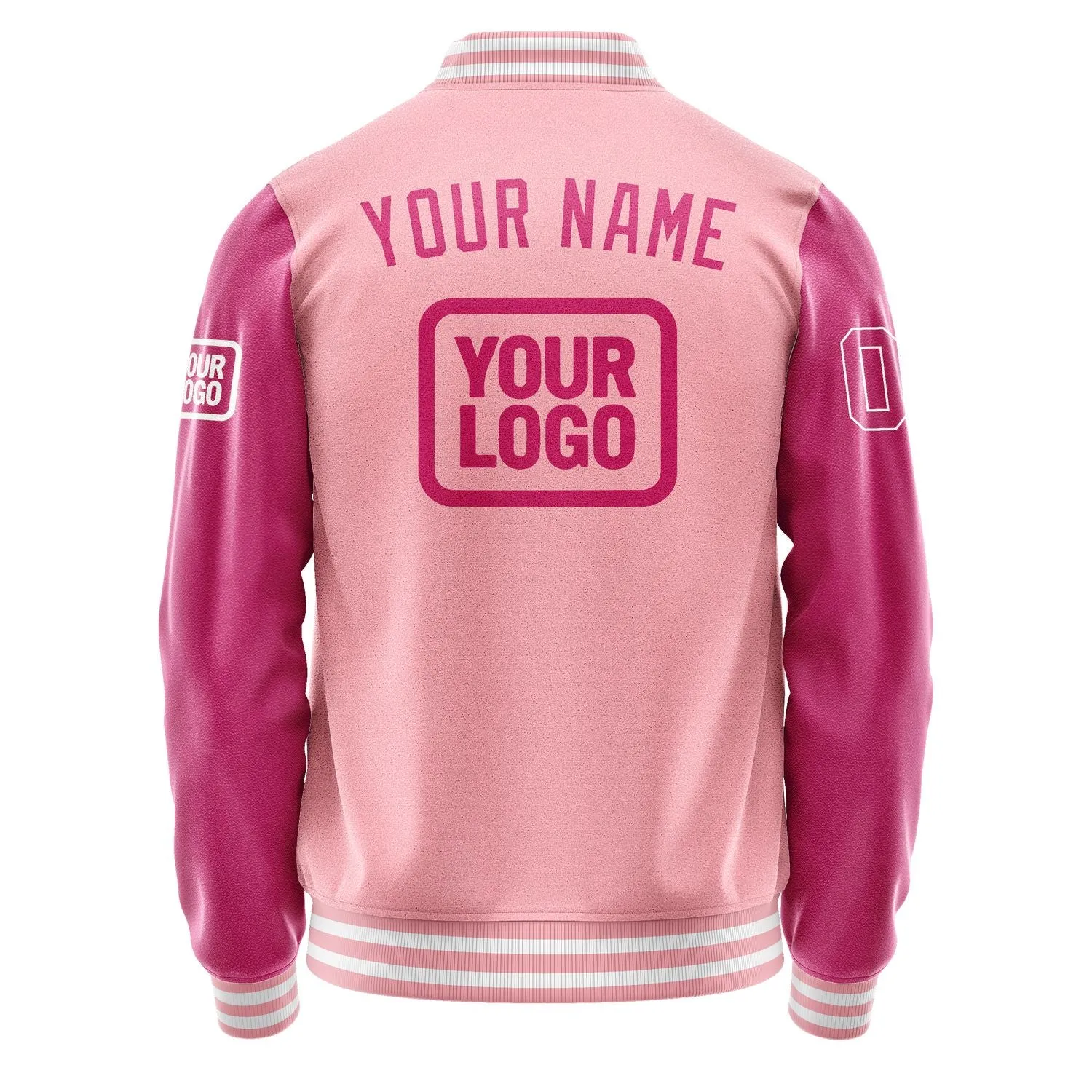 Custom Light Pink Pink Jacket
