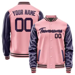 Custom Light Pink Purple Jacket
