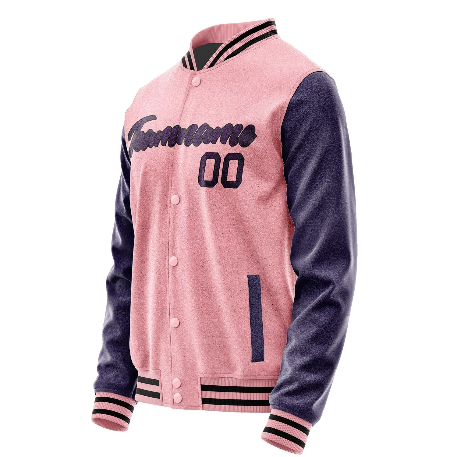 Custom Light Pink Purple Jacket