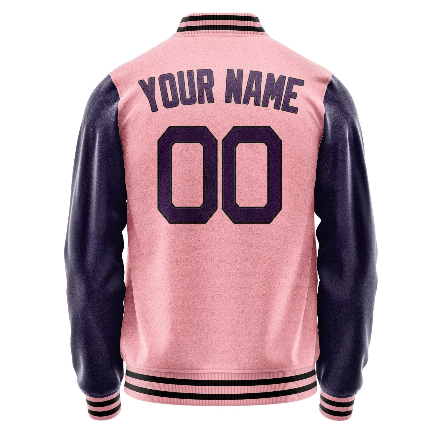 Custom Light Pink Purple Jacket