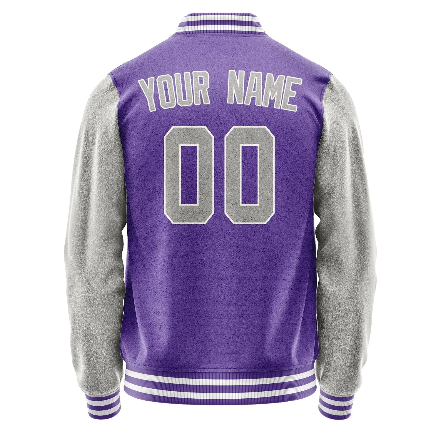 Custom Light Purple Gray Jacket