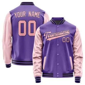 Custom Light Purple Light Pink Jacket